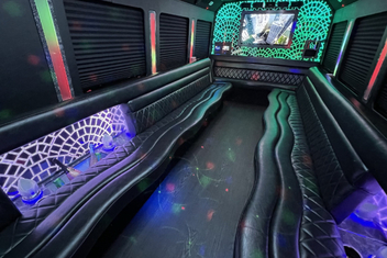 San Clemente Limo Bus Interior